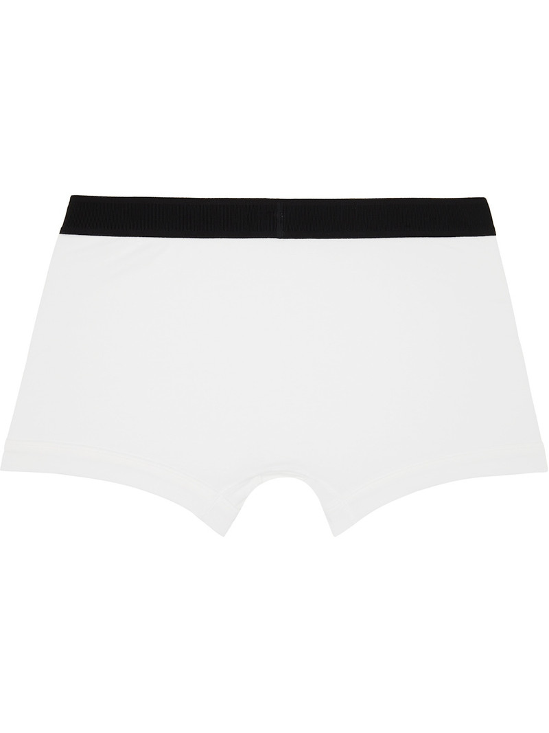 TOM FORD Two-Pack White Cotton Boxer Briefs outlook