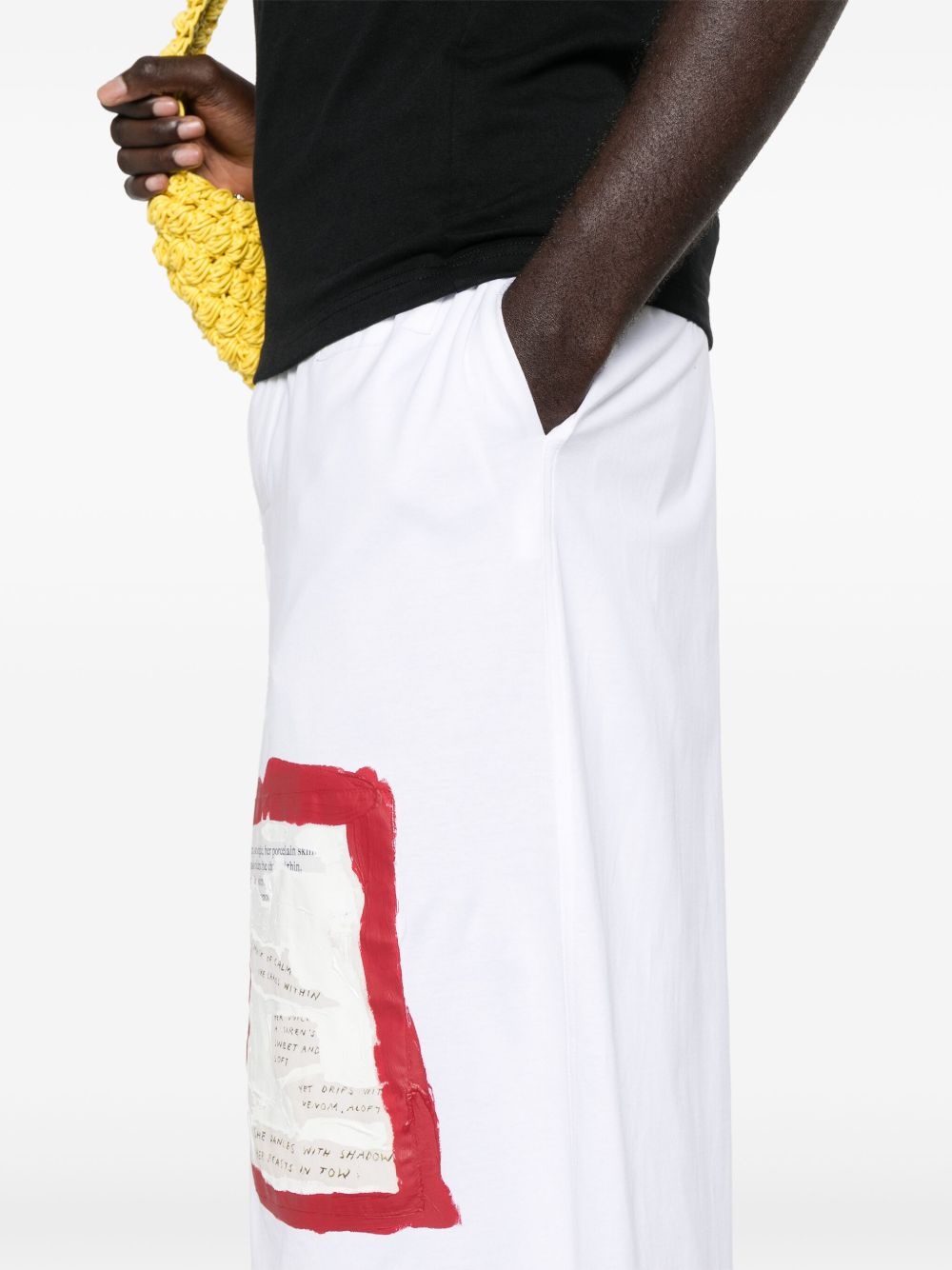 graphic-print trousers - 5