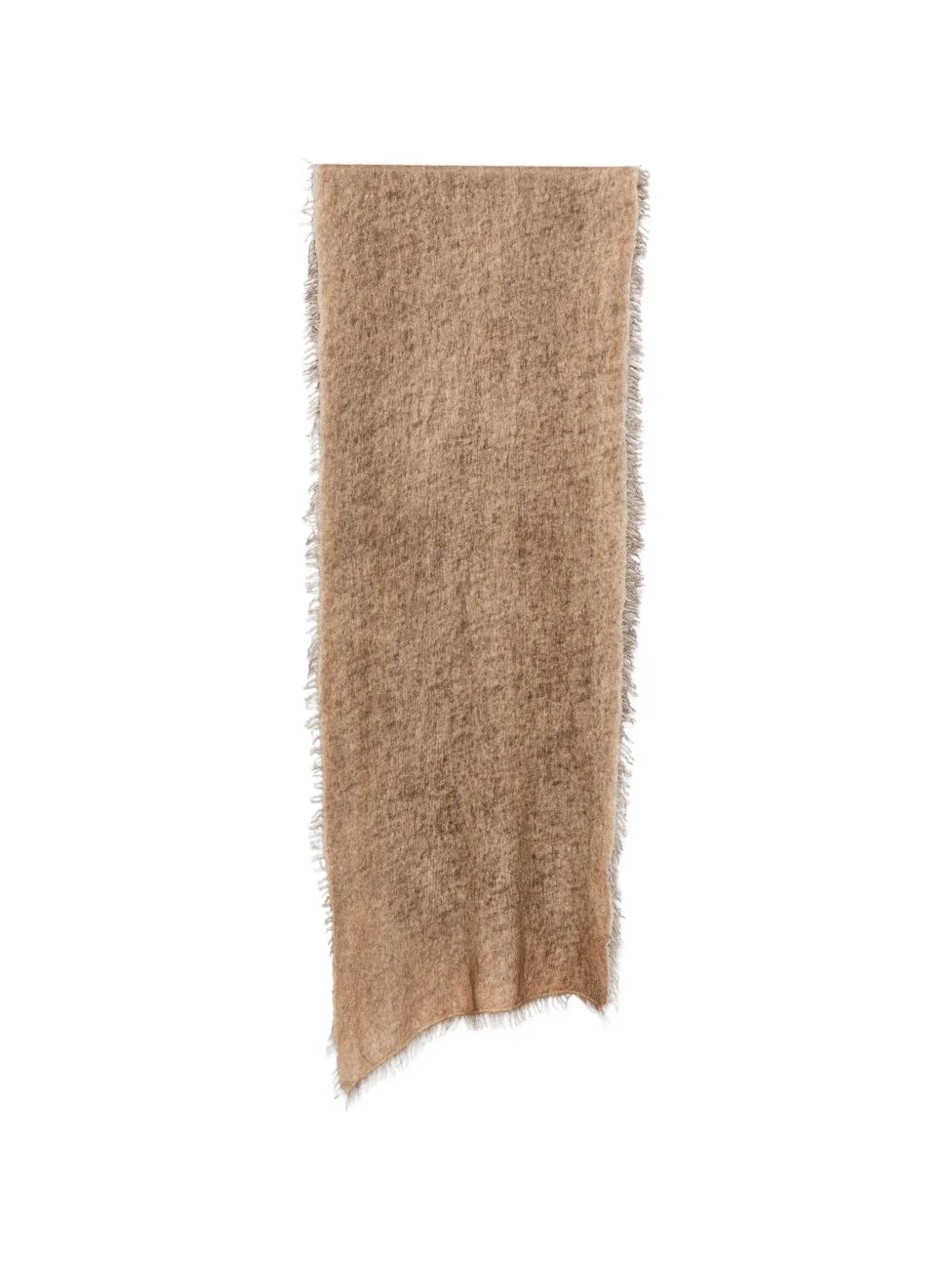 frayed cashmere scarf - 1