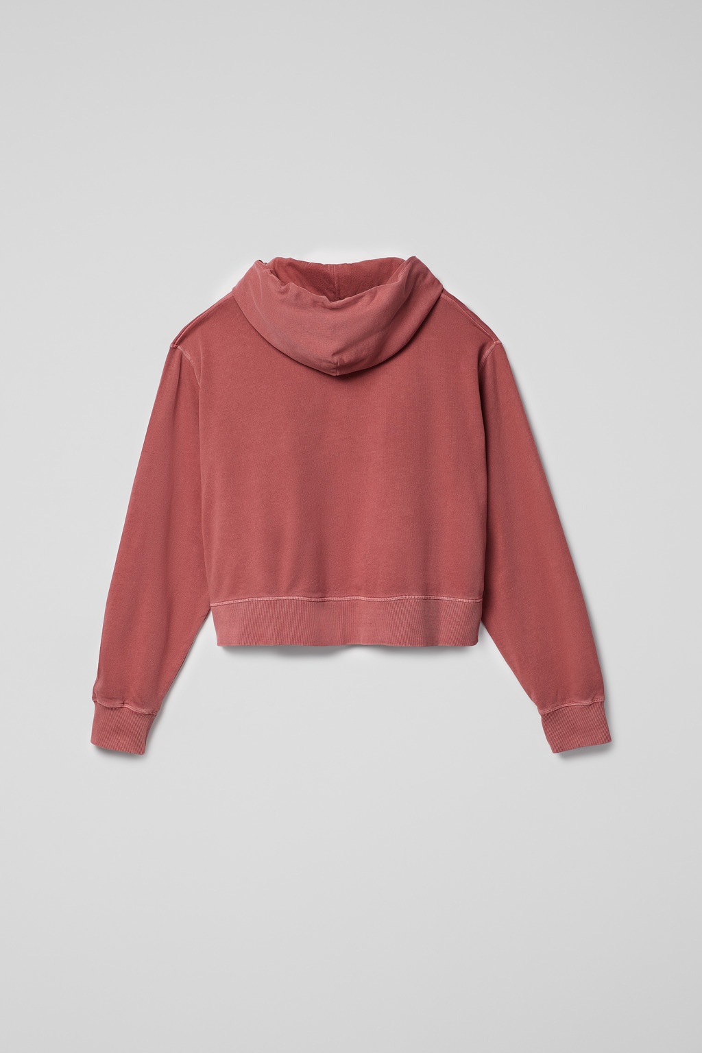 Red Cotton Hoodie - 4
