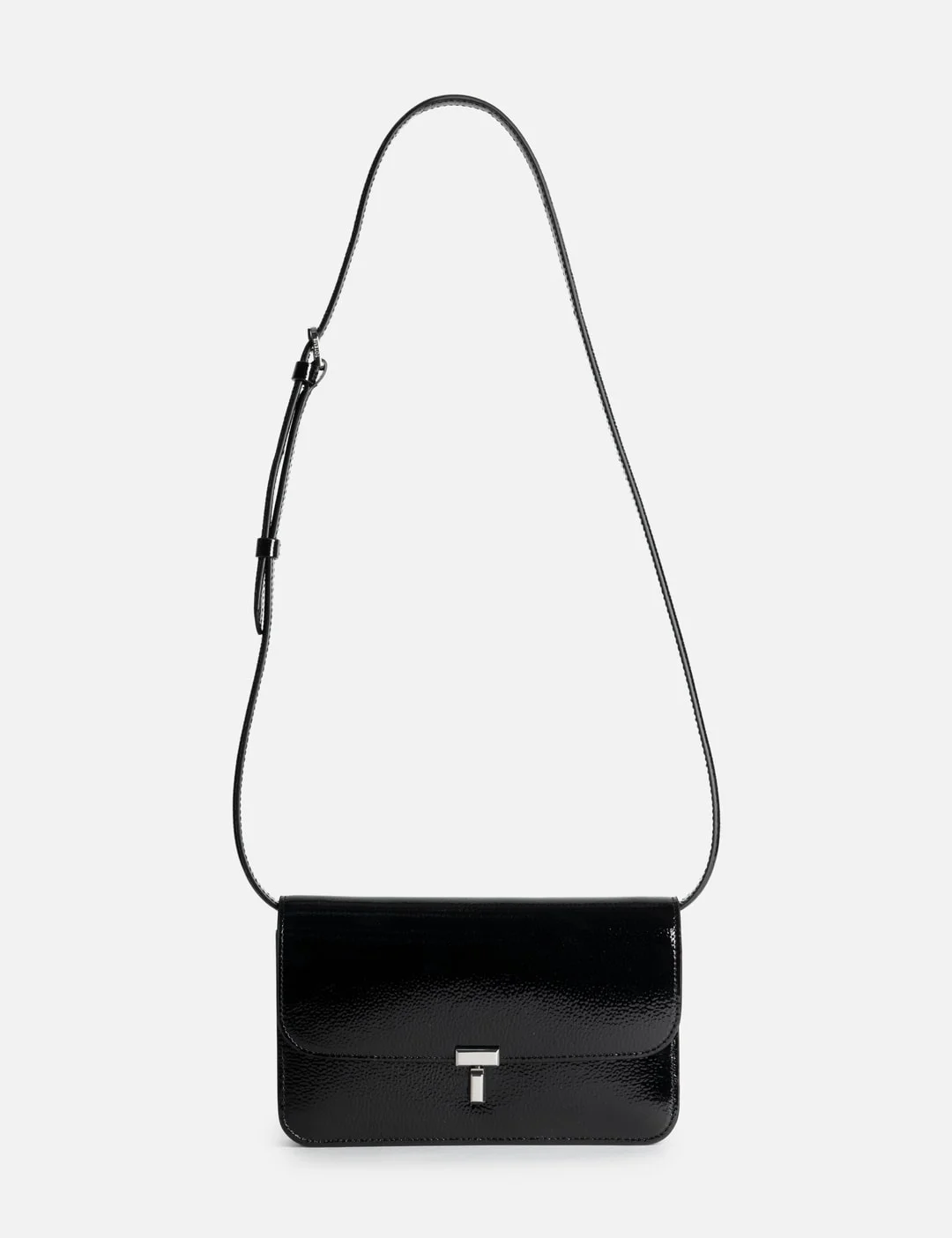 T-LOCK GRAINED-PATENT CROSSBODY - 1