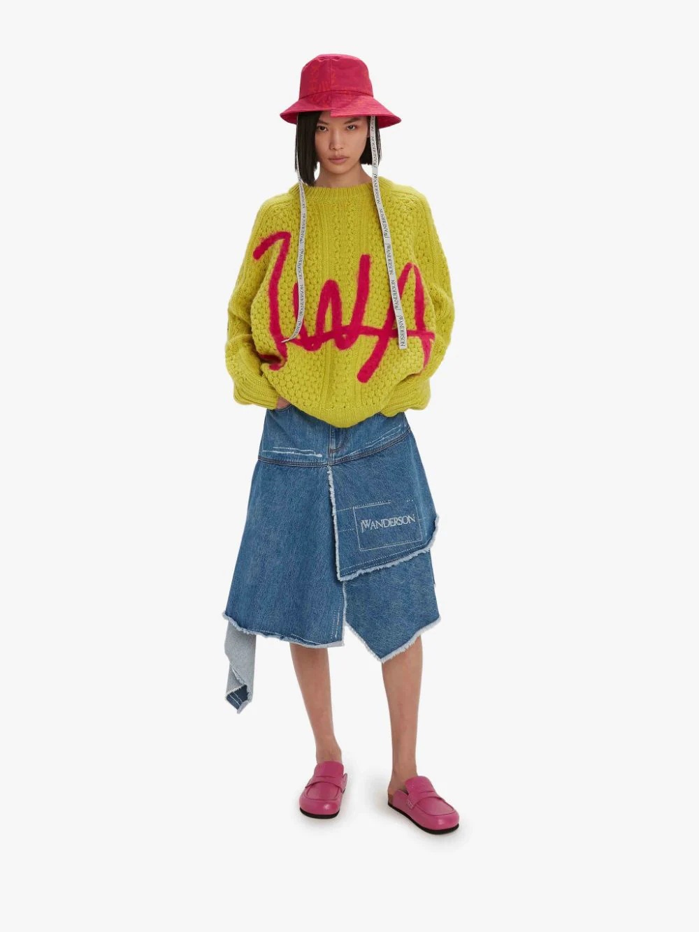 JWA CREWNECK CABLE  JUMPER - 3