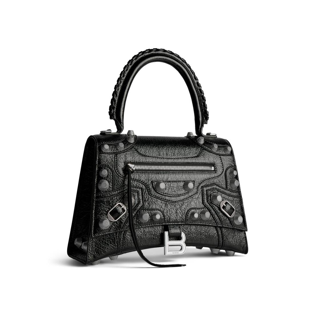 Women's Hourglass X Le Cagole Medium Handbag in Black - 4