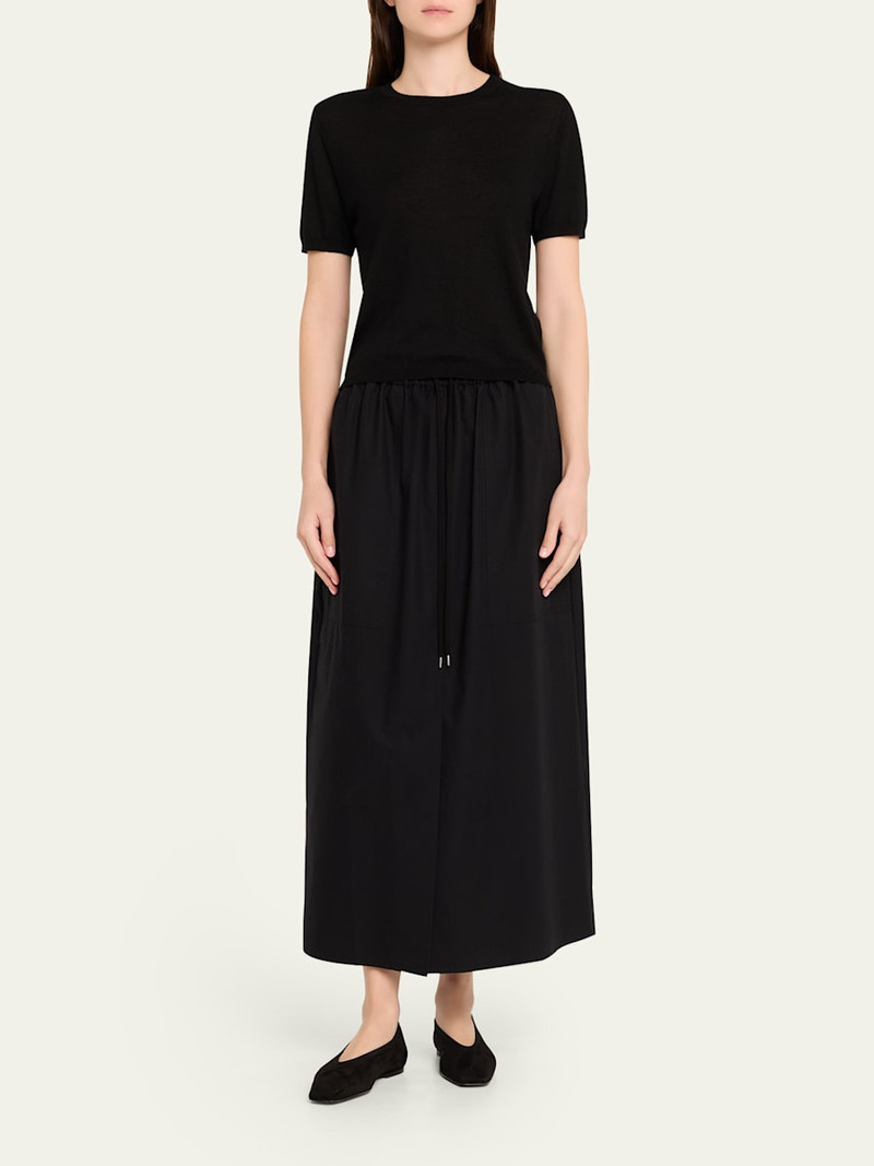 LISA YANG Delila Cashmere Crewneck T-Shirt outlook