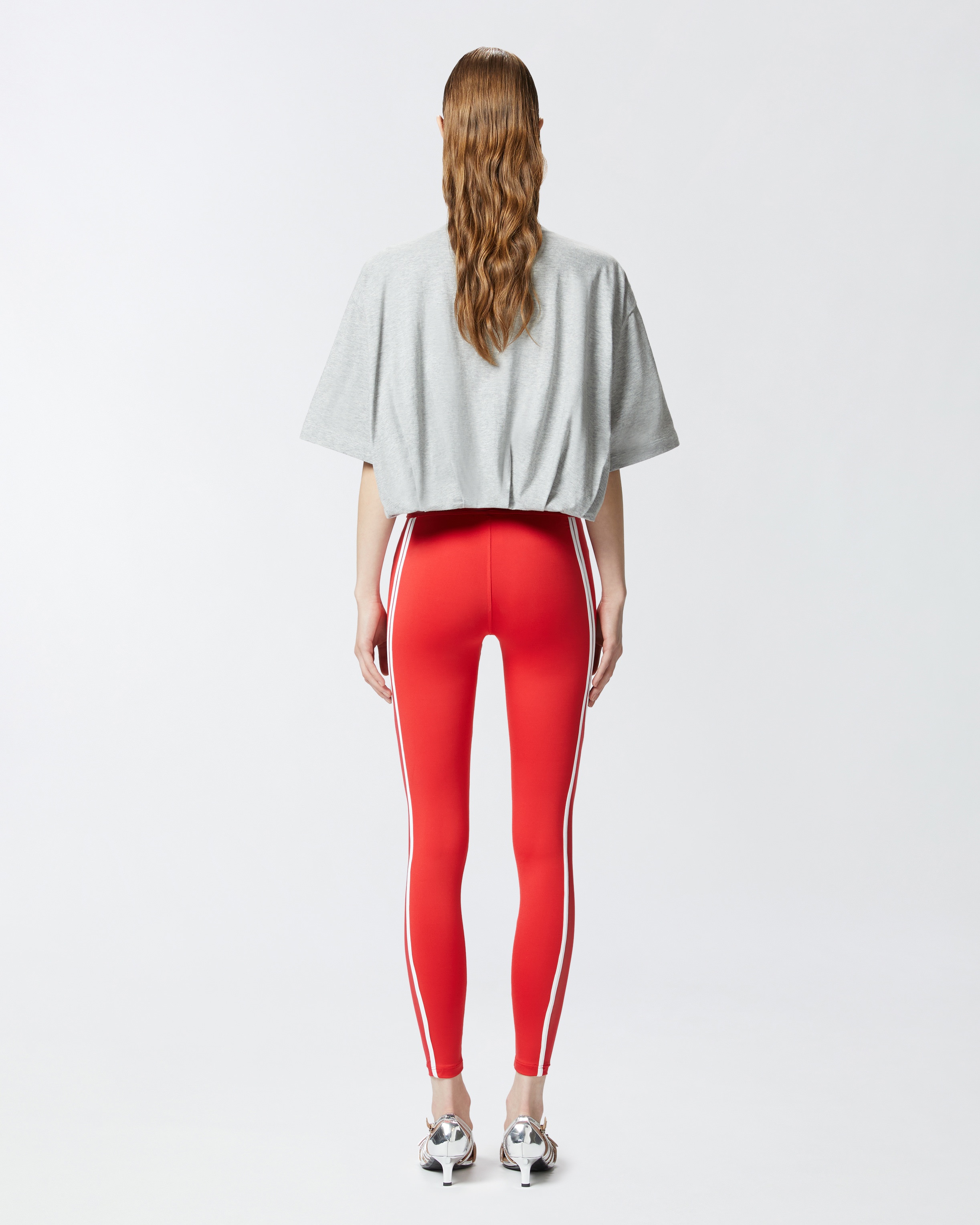 LEGGINGS WITH SHEER INSERTS - 4