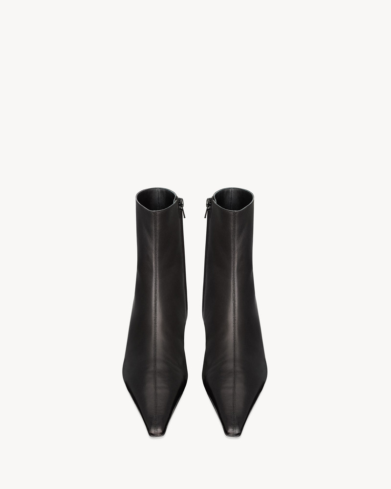 SAINT LAURENT JILL BOOTIES IN SMOOTH LEATHER outlook