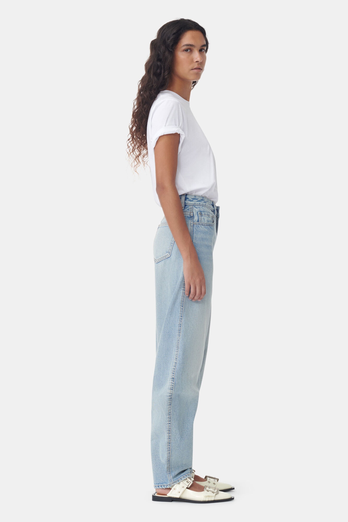 【GANNI】 ブルー Stary ジーンズ Light Blue Vintage Light Blue Stary Jeans | GANNI US
