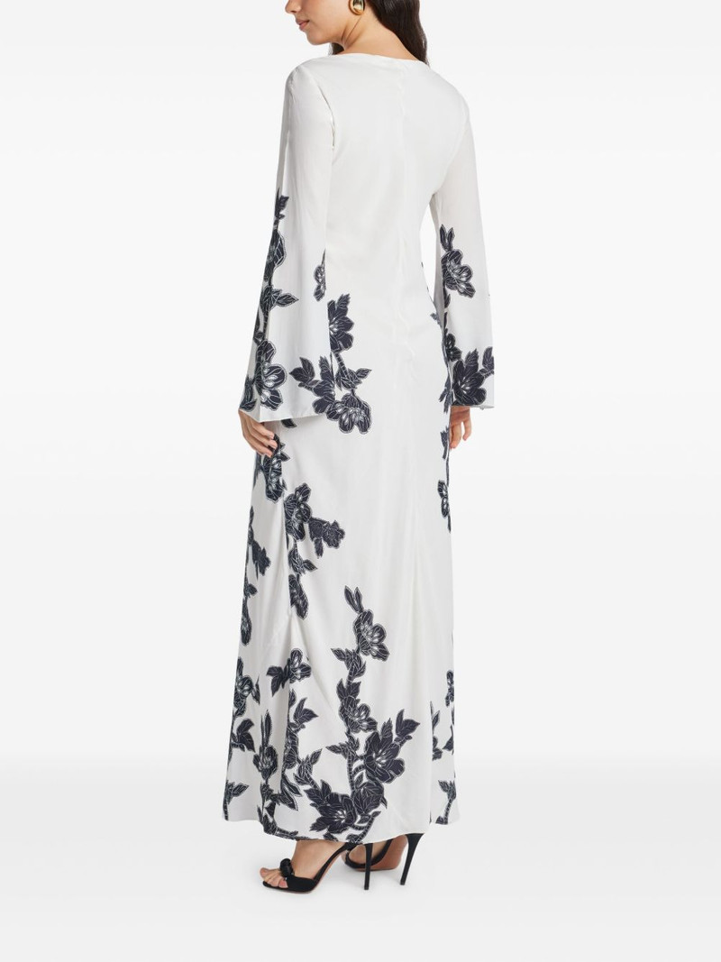Aahi bell-sleeve floral maxi dress 4