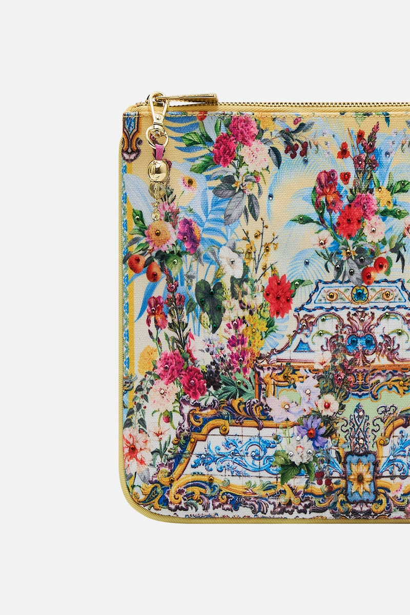CAMILLA SMALL CANVAS CLUTCH outlook