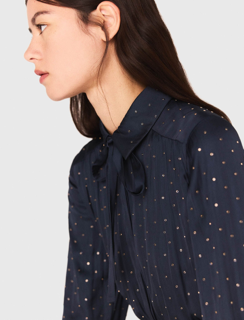 Studded flowing shirt dress 6