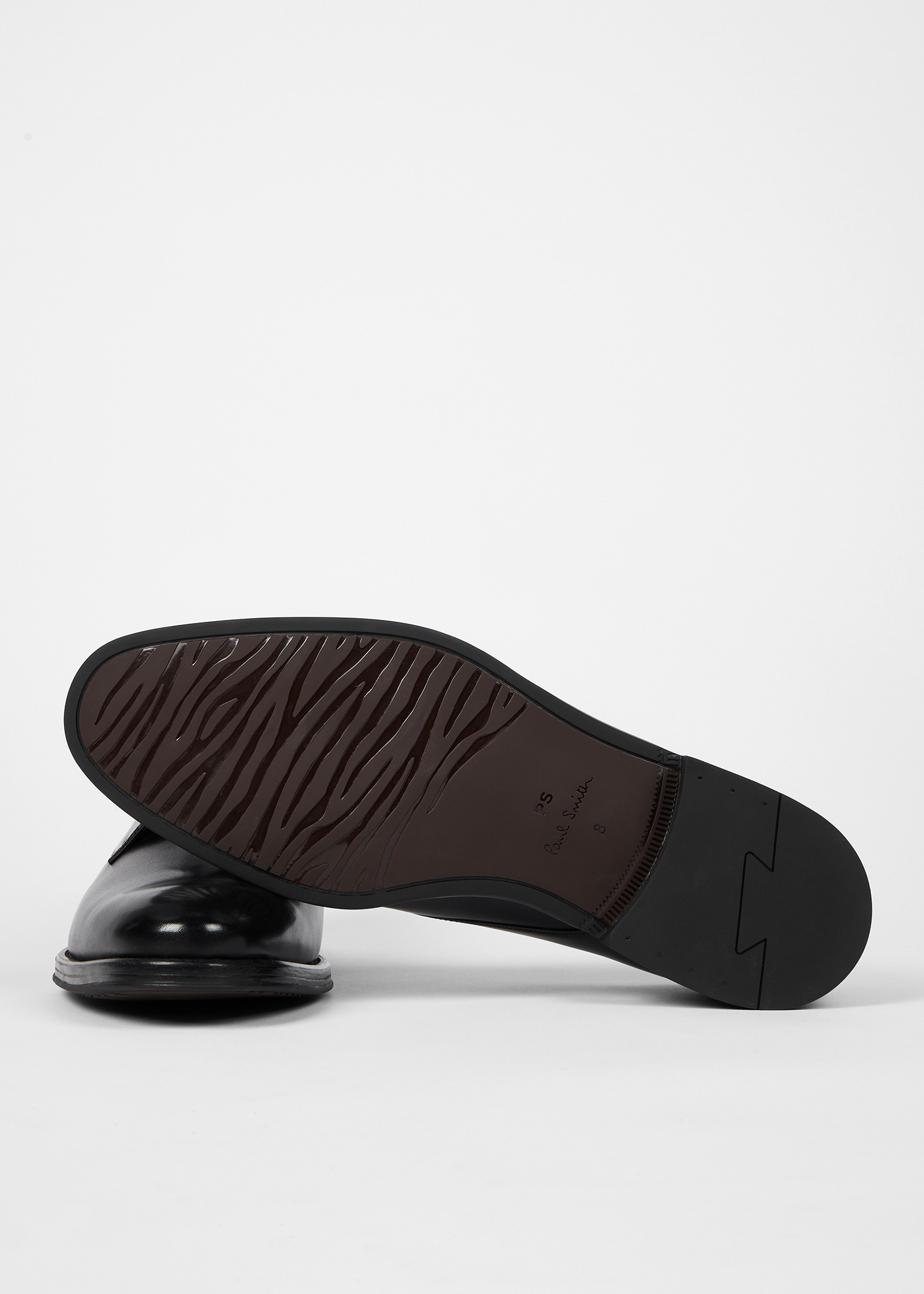Black Leather 'Pierce' Loafers - 4