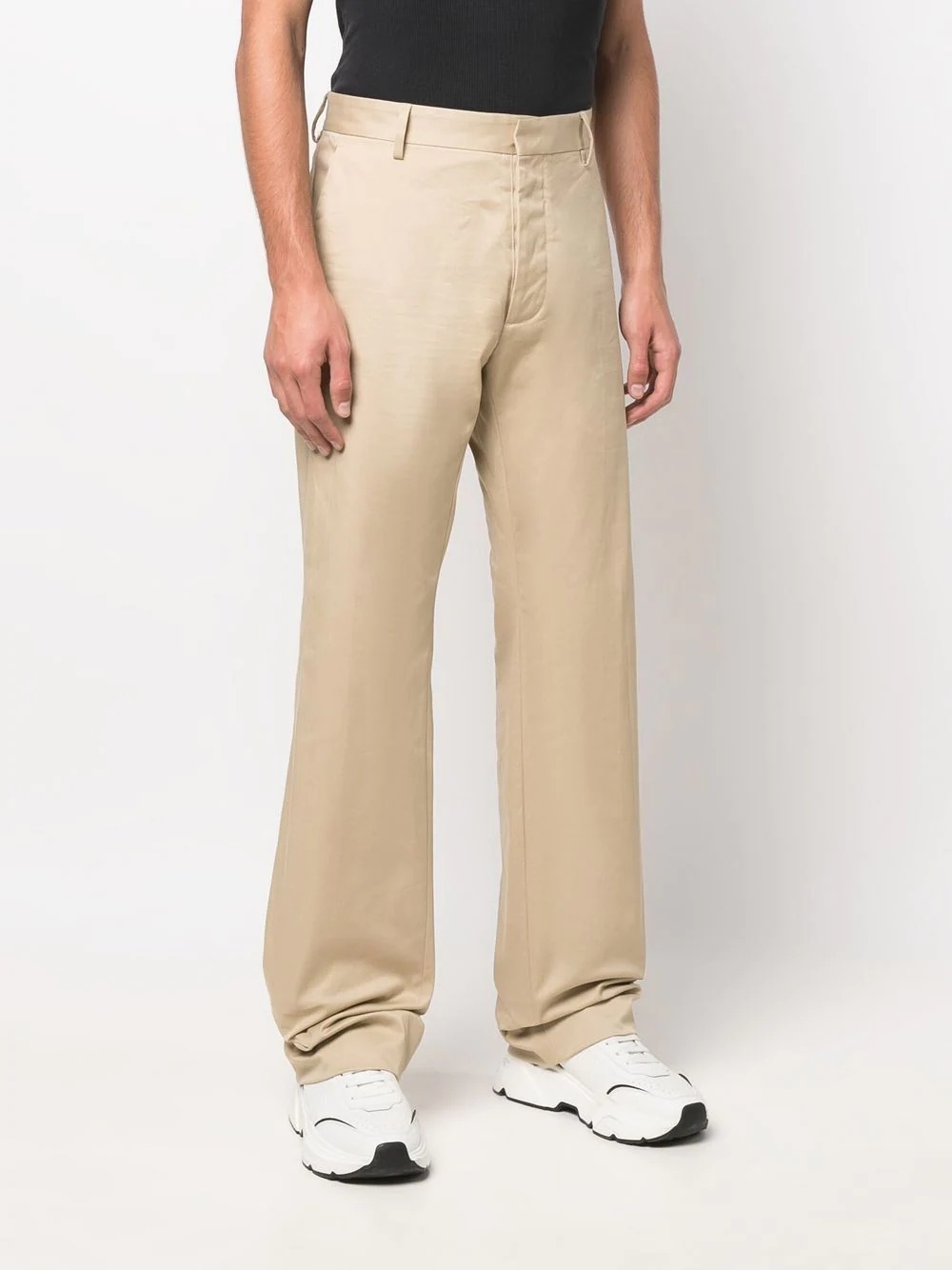 tailored straight-leg trousers - 3