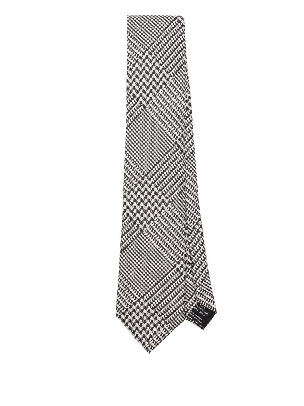 geometric-jacquard tie - 1