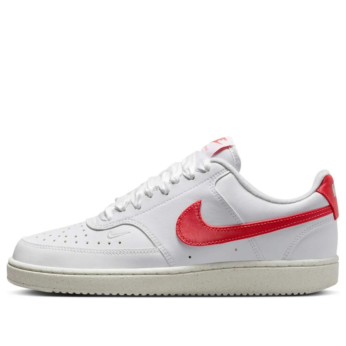 (WMNS) Nike Court Vision Low Next Nature 'White Sail Magic Ember' HV5246-100 - 1
