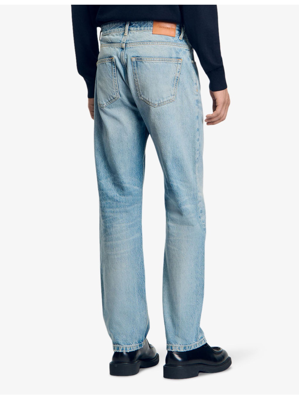 Regular-fit mid-rise denim jeans - 4
