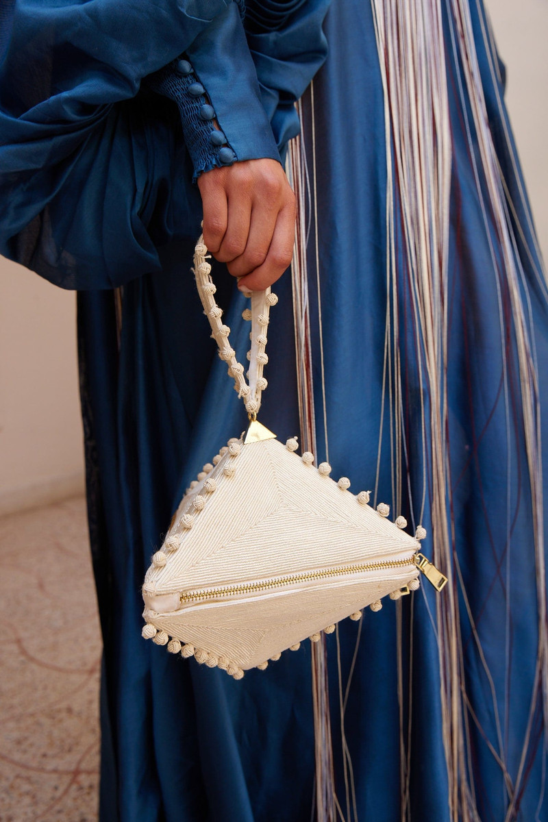 ALÉMAIS Rosemary Pyramid Bag outlook