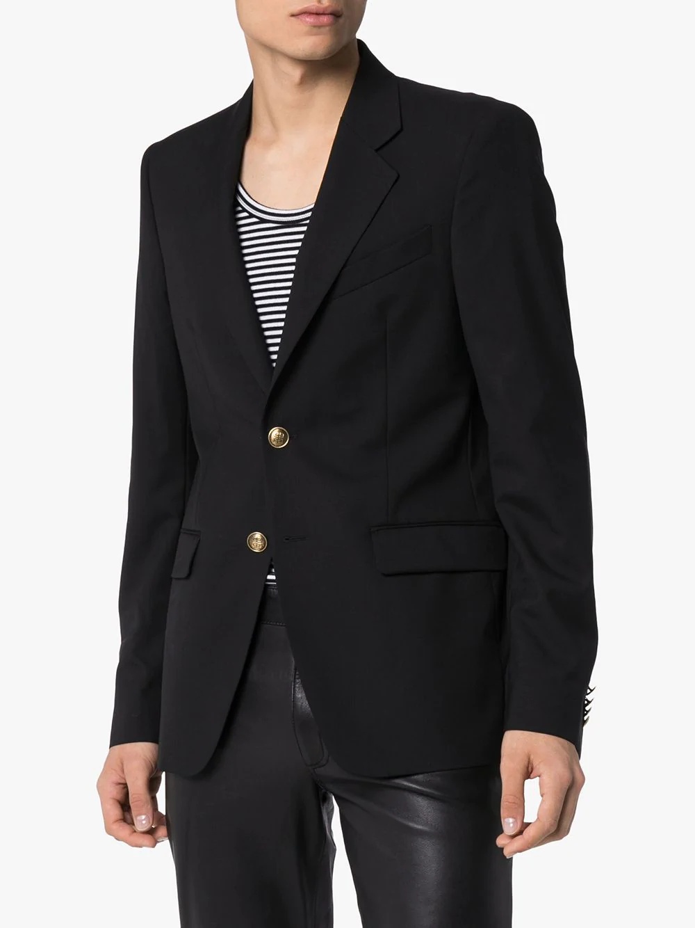 single-breasted blazer jacket - 3