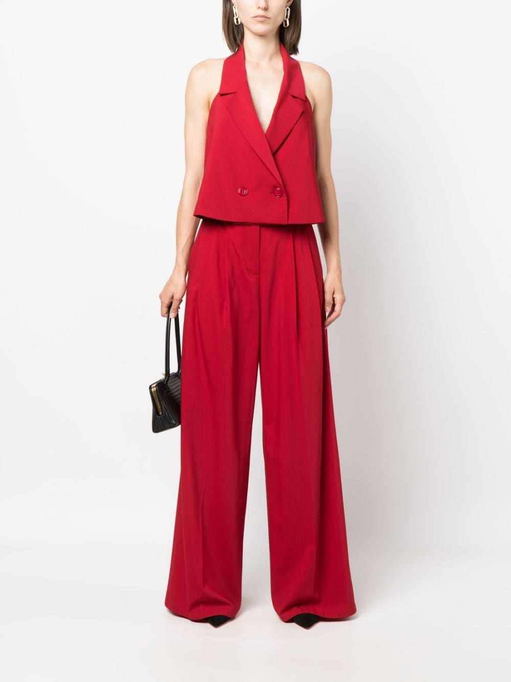 high-waisted palazzo pants - 2