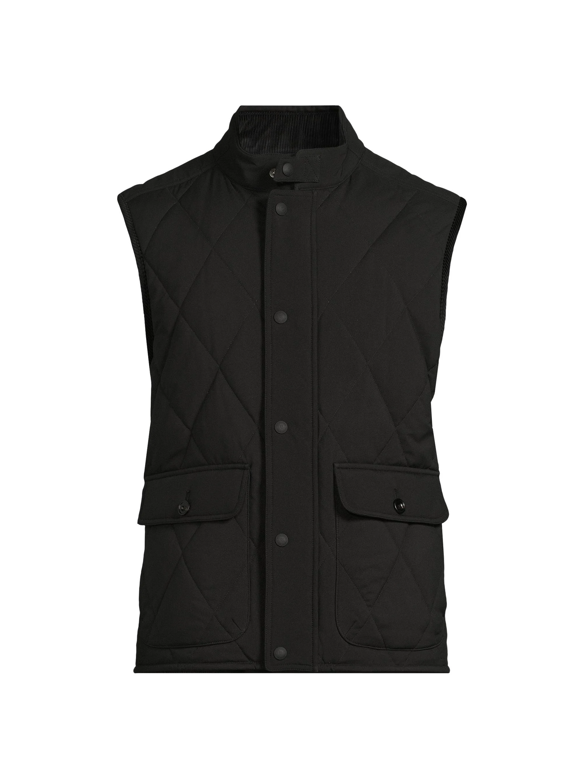 Men's Carleton Quilted Down Vest - Polo Black - 1