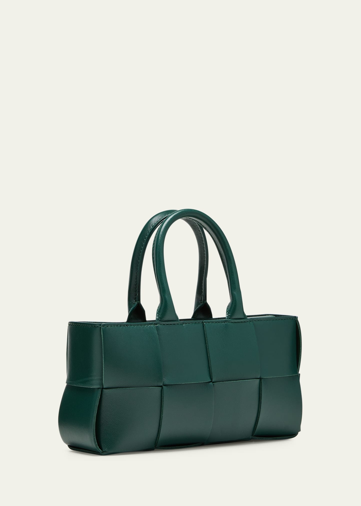 Arco Mini Intreccio East-West Tote Bag - 3