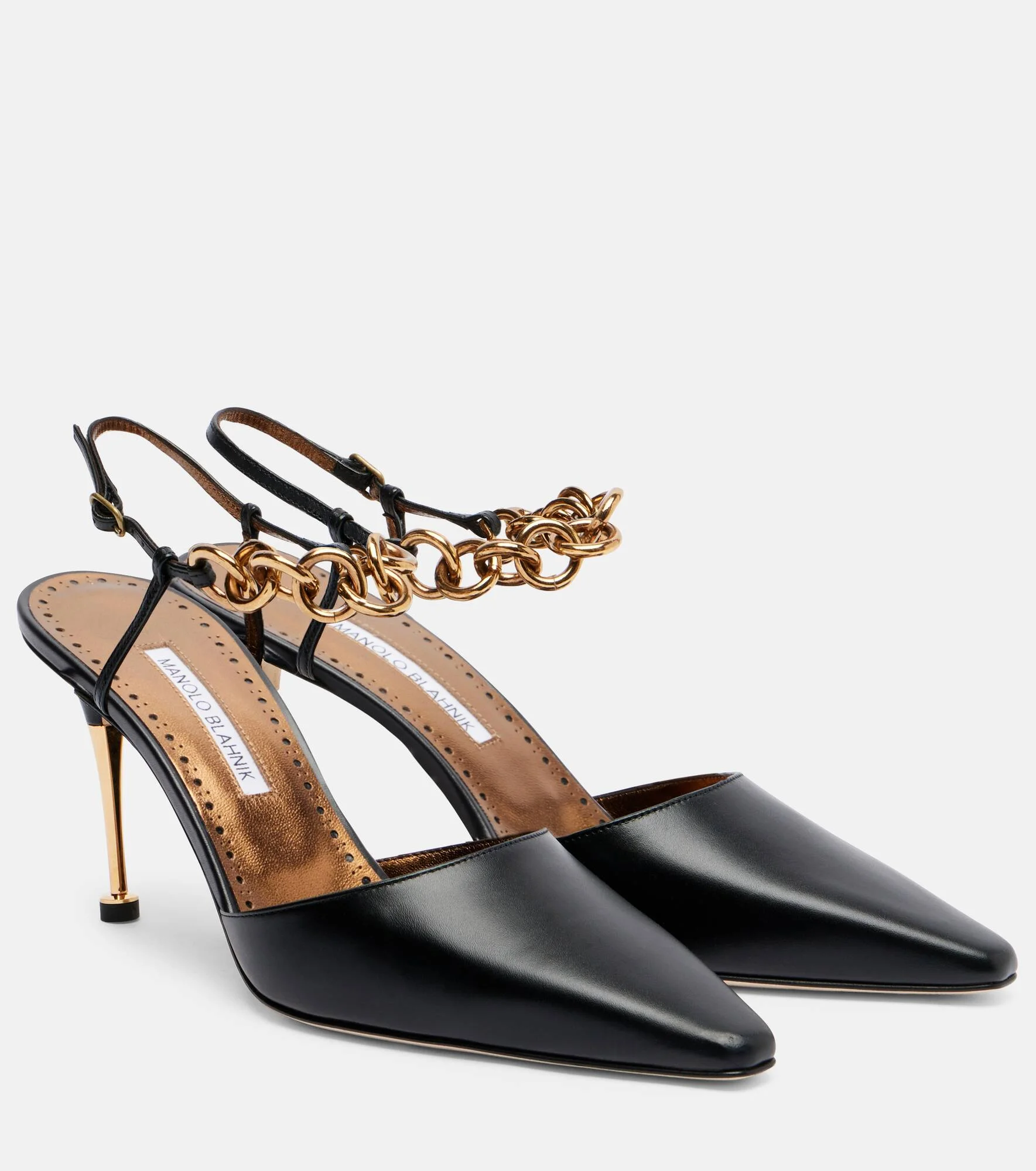 Detana 90 leather slingback pumps - 1