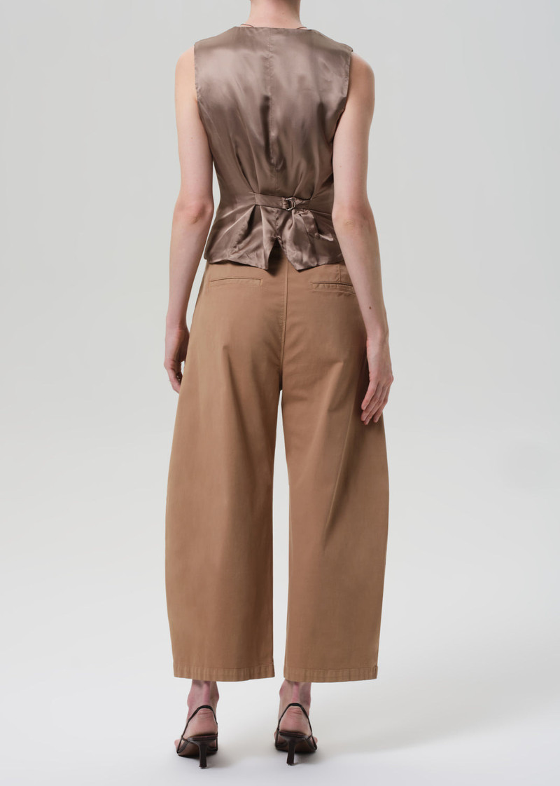 Cara Cropped Pleated Trouser In Nano 4