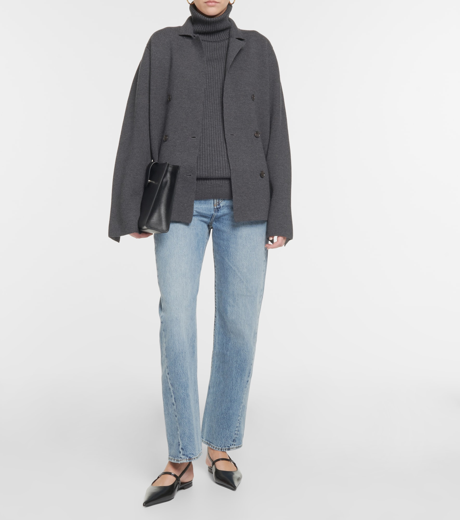 High-rise straight jeans - 2