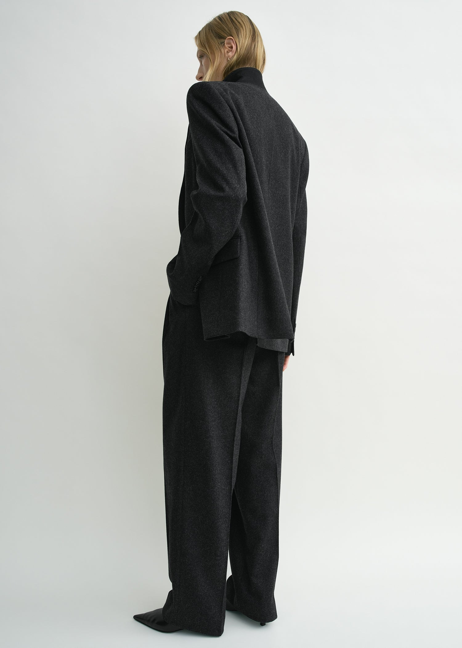 Tailored blazer charcoal - 4