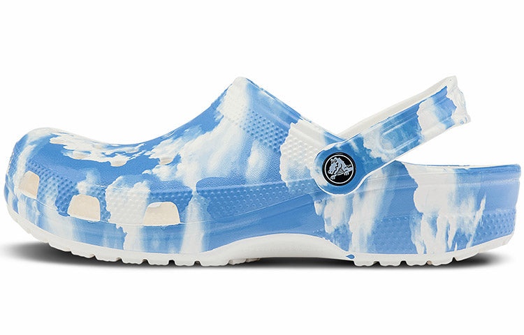 Crocs Classic Sandals Blue White Unisex 'Blue White' 206868-100 - 2