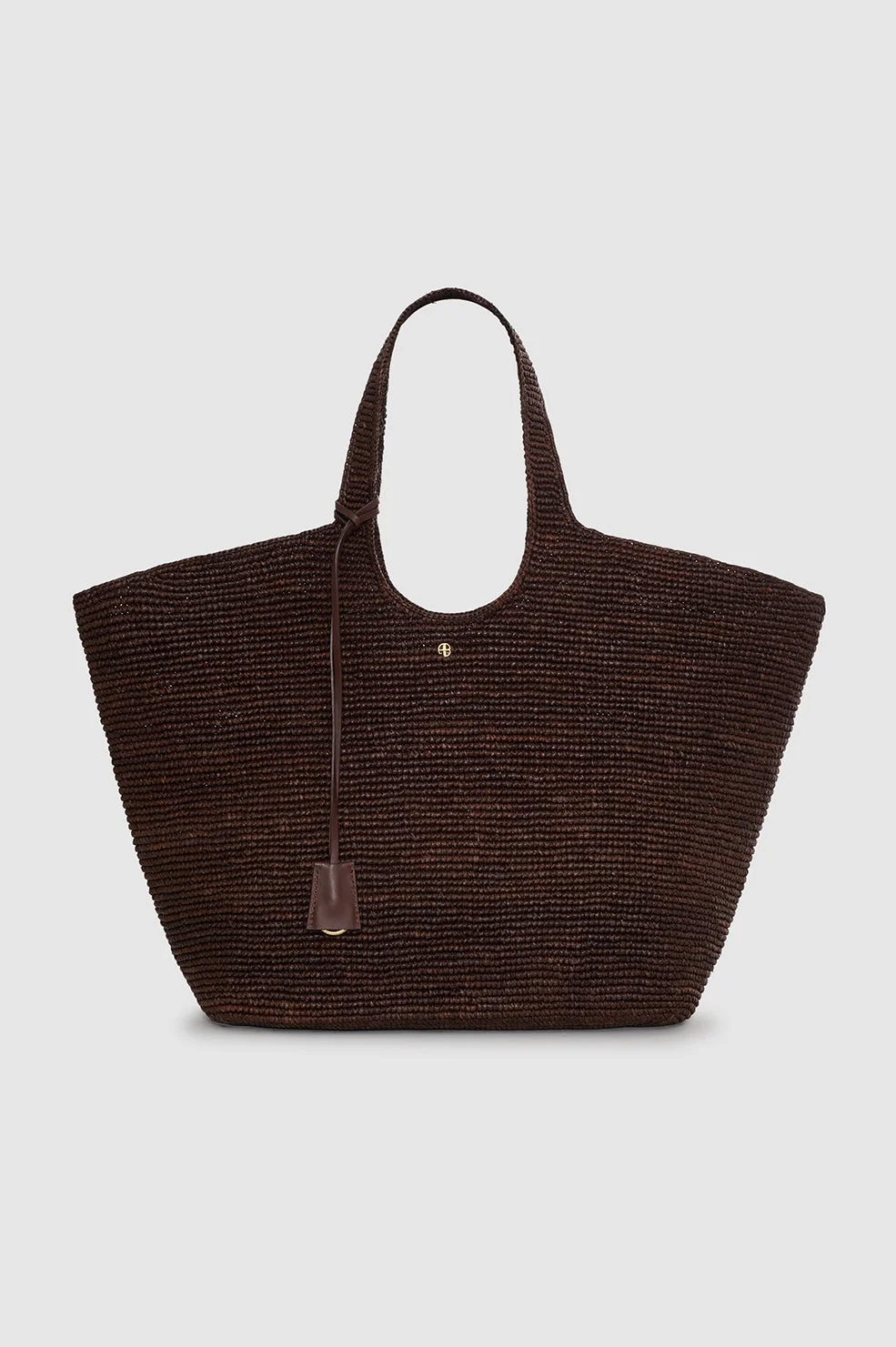 Lili Tote Raffia - Dark Brown - 1