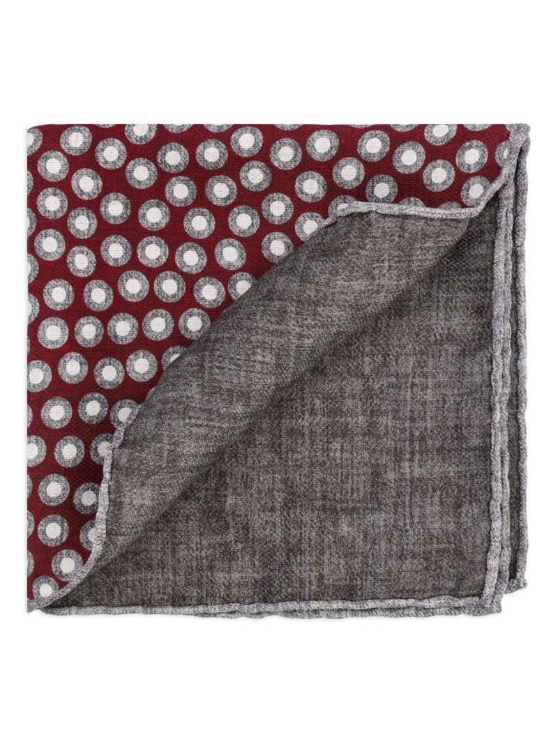 Brunello Cucinelli polka-dot pocket square outlook