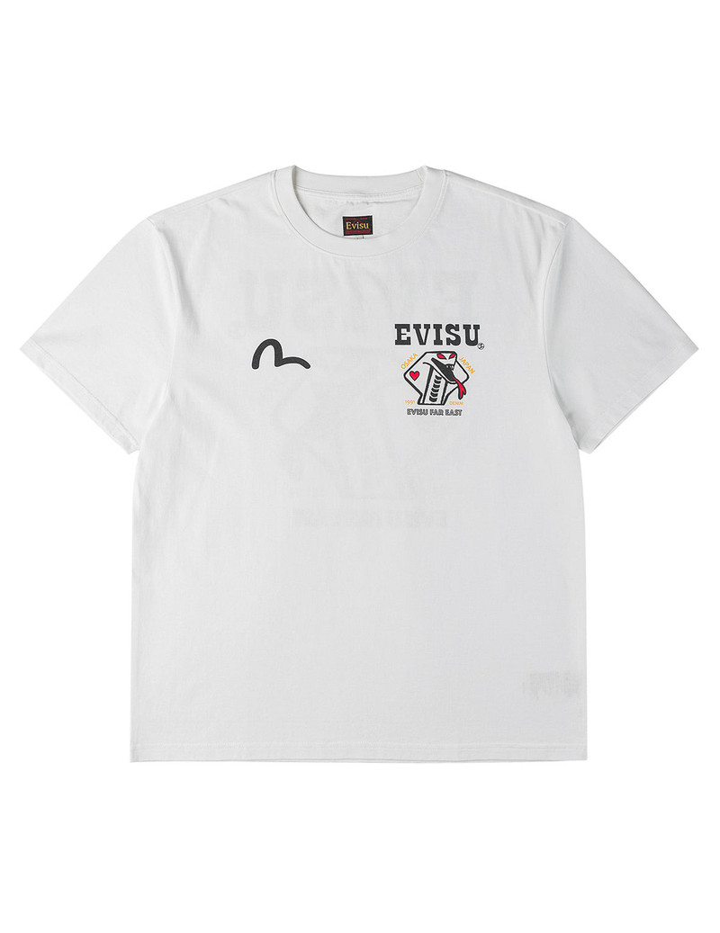 EVISU Snake and Poker T-shirt outlook
