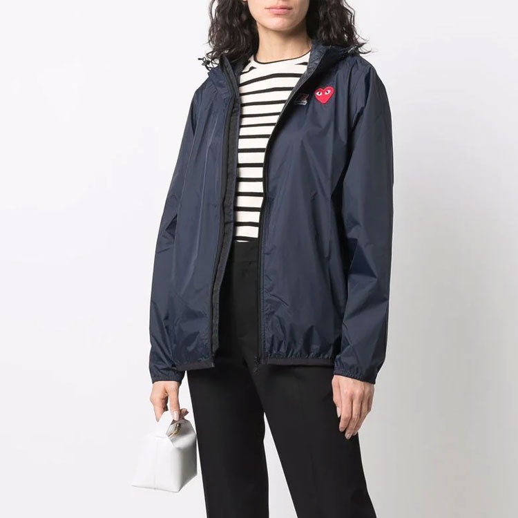 COMME des GARCONS PLAY x K-Way Zip Jacket 'Navy' P1J501-NAVY - 4