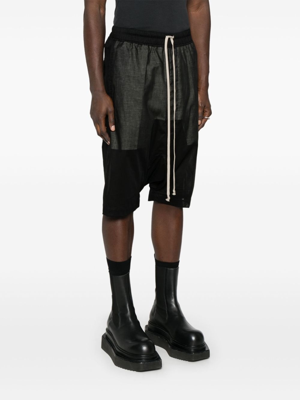 【関税&送料込】Rick Owens Relaxed Fit Bermuda Shorts Rick Owens DRKSHDW DRKSHDW Shorts | Black | FARFETCH