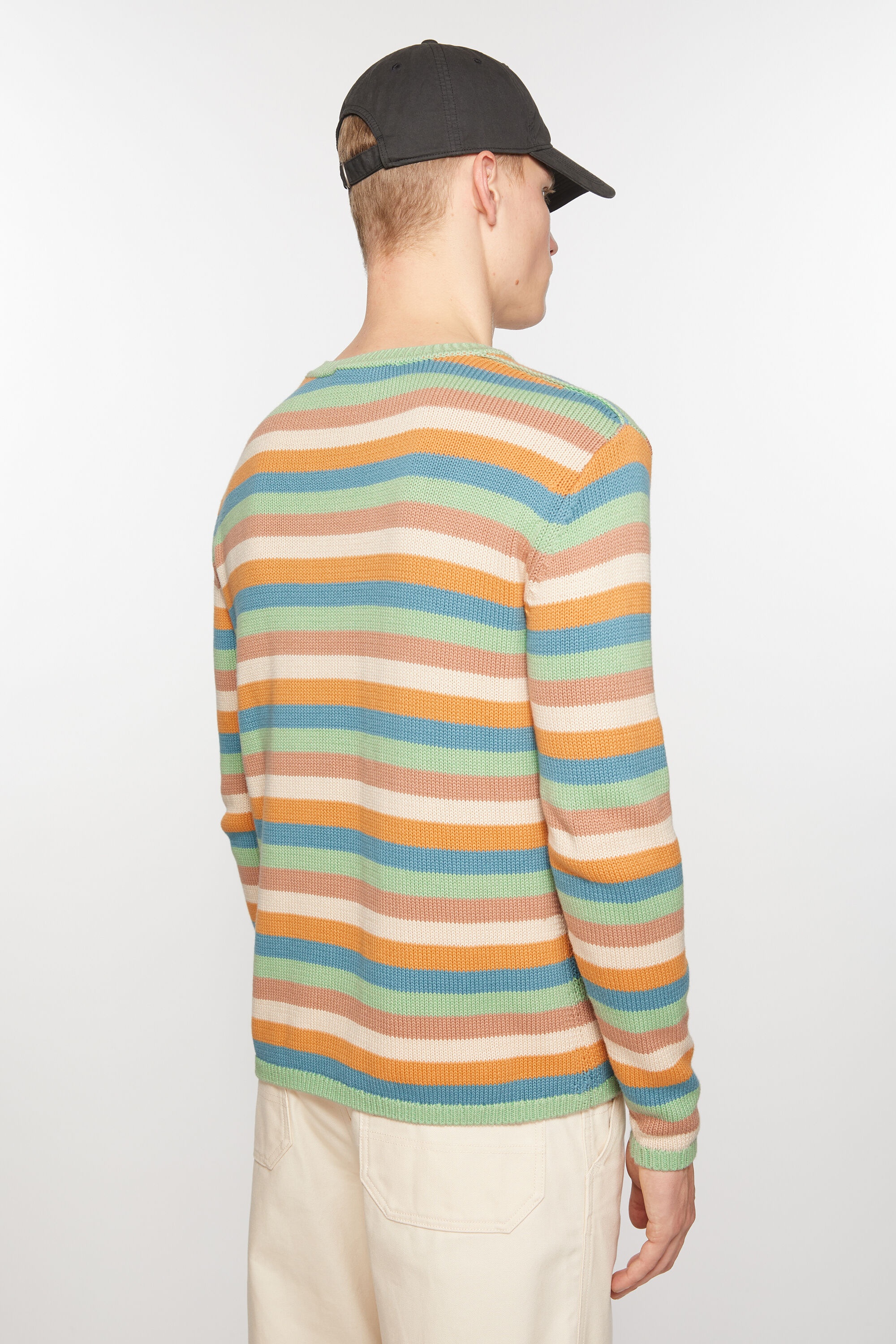 Crew neck sweater - Mint green/multi - 3