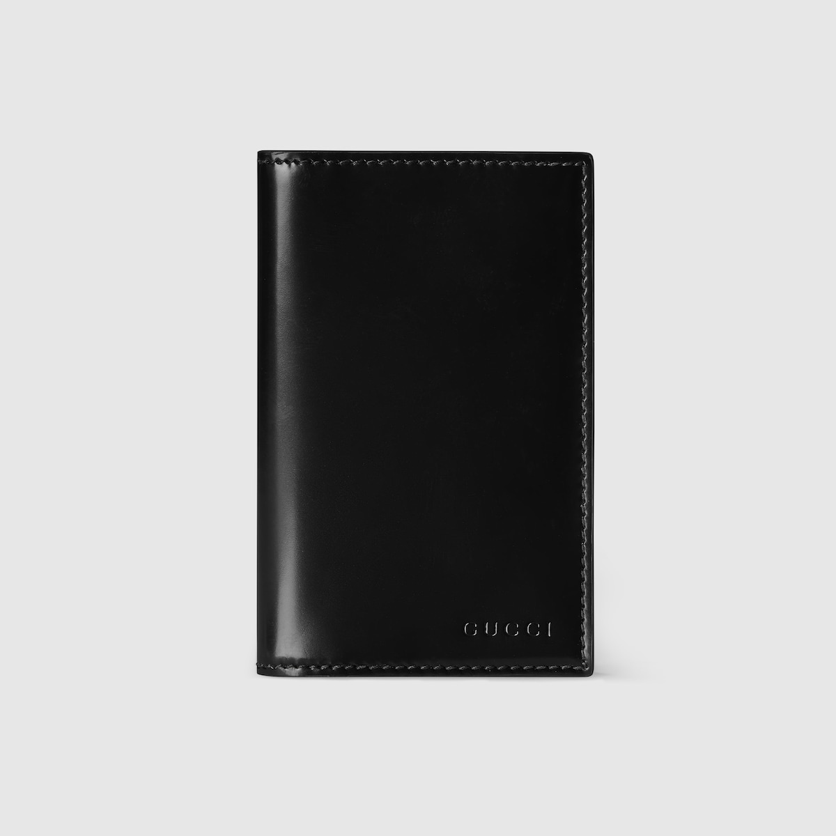 Bi-fold embossed card case - 1