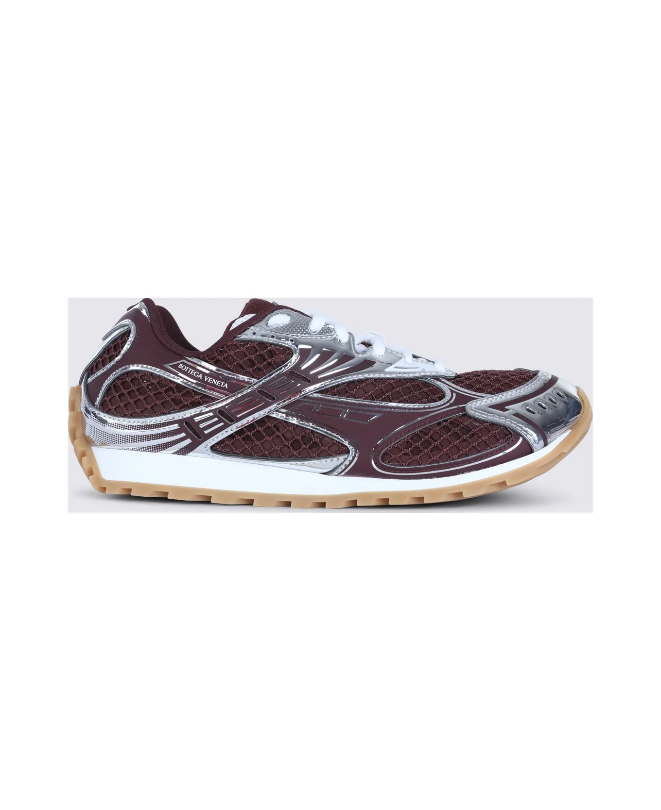 Barolo And Silver Sneakers - 1