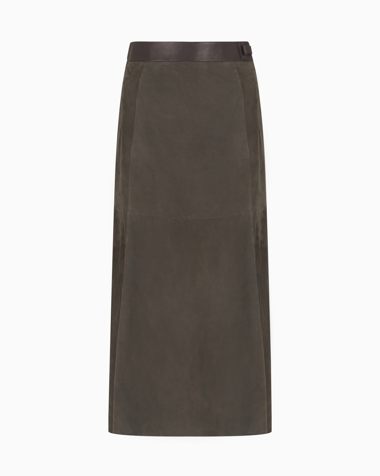 SUEDE MIDI SKIRT - 1