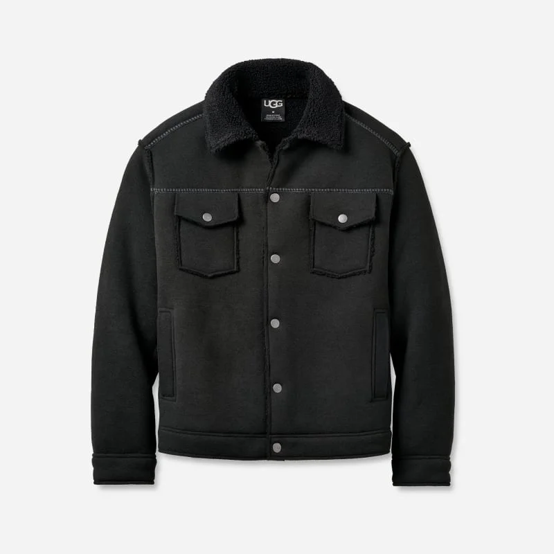 ® Men's Janson ®fluff Jacket II Fleece in Black - 1