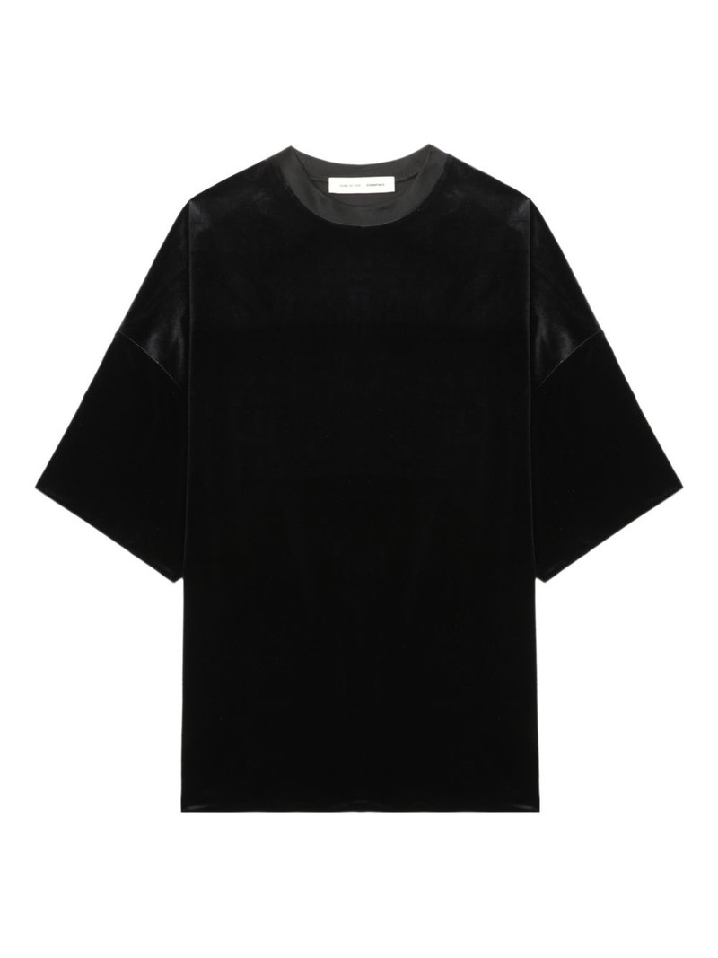 short-sleeve oversized mini dress 1