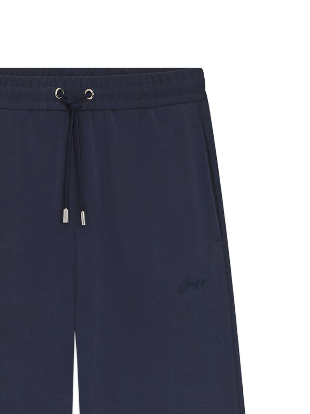 drawstring wide-leg trousers - 2