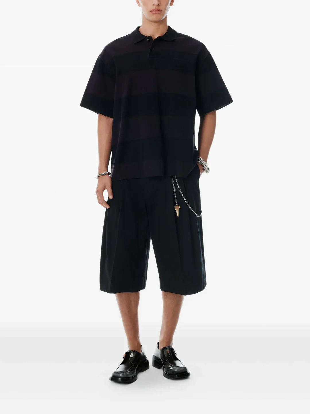 Rib Collar Polo - 2