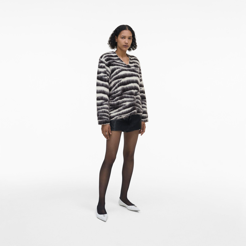 THE BRUSHED ZEBRA SWEATER 2