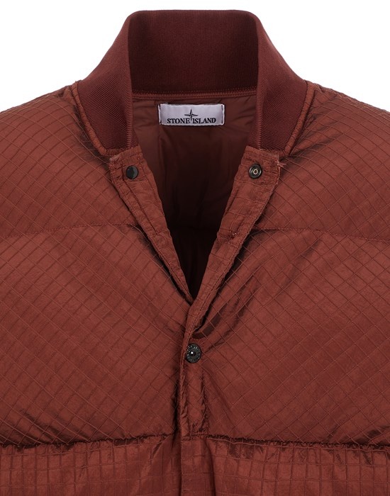 43232 MACRO RIPSTOP NYLON METAL IN ECONYL® REGENERATED NYLON DOWN-TC CHESTNUT BROWN - 3