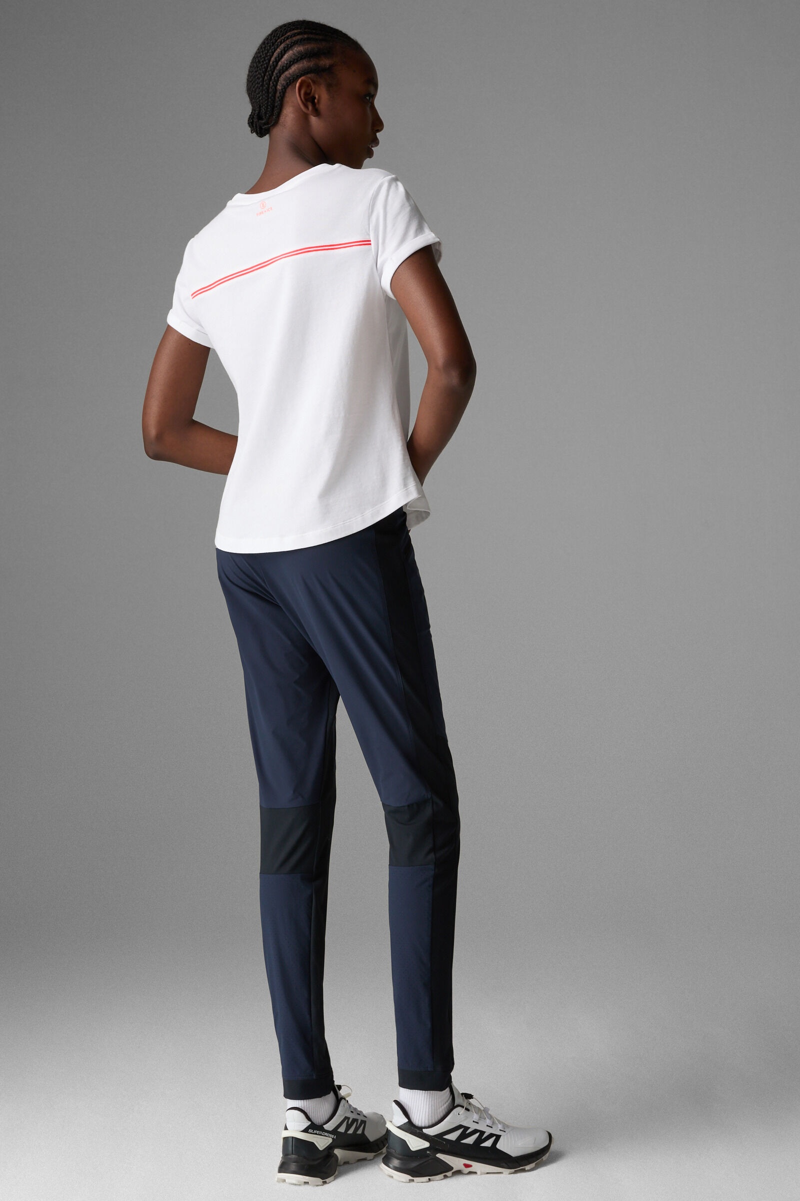 Debra T-shirt in White/Orange - 3