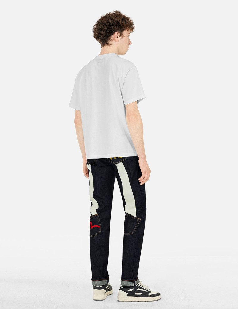 Red Seagull Daicock Print Carrot Fit Jeans #2017 4
