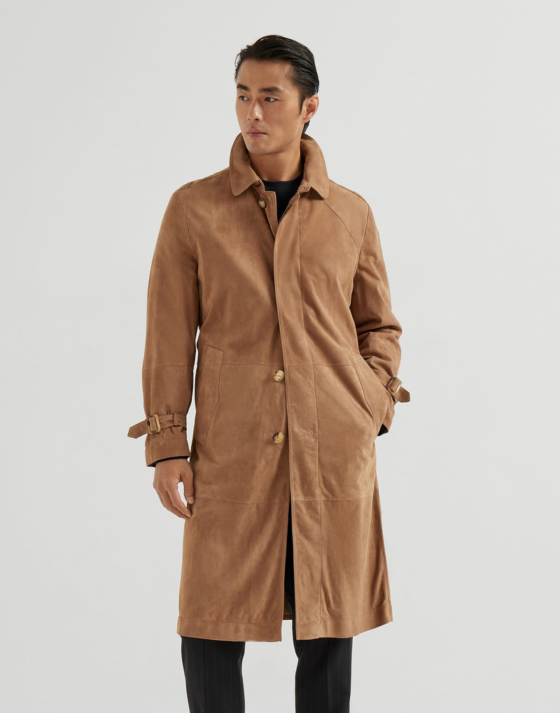 Suede unlined trench 2