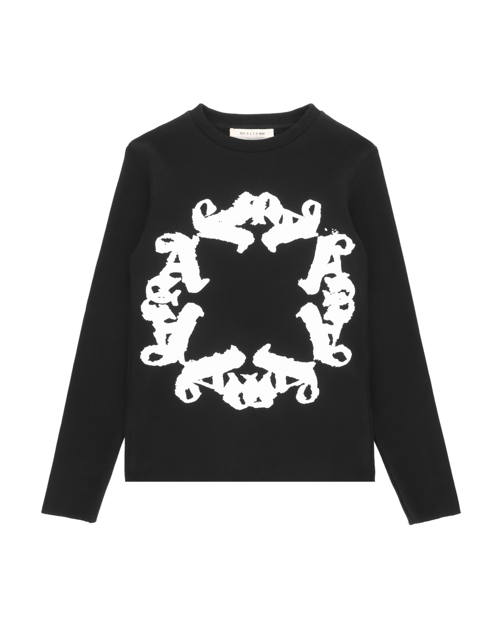 FRONT LOGO KNITTED CREWNECK - 1