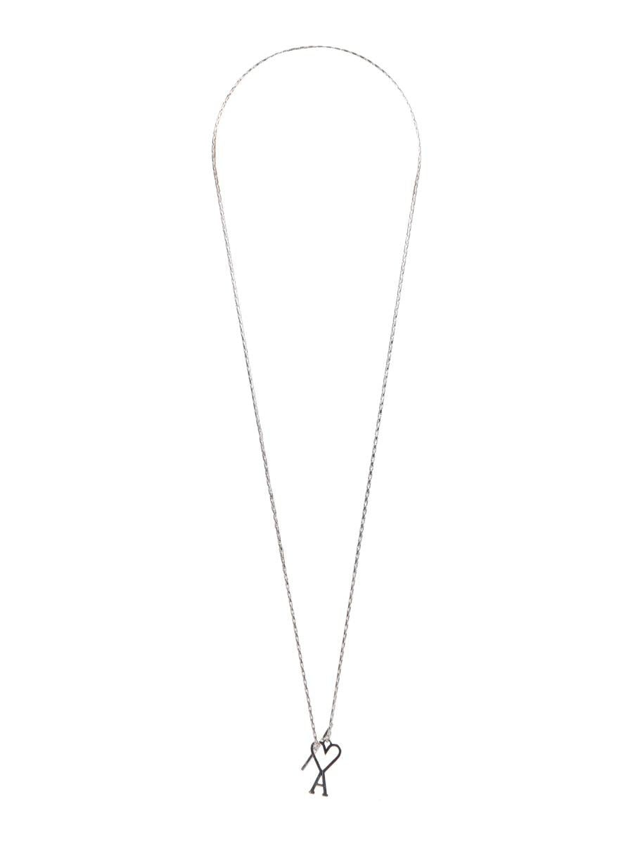 AMI PARIS AMI DE COEUR LOGO NECKLACE UNISEX - 3