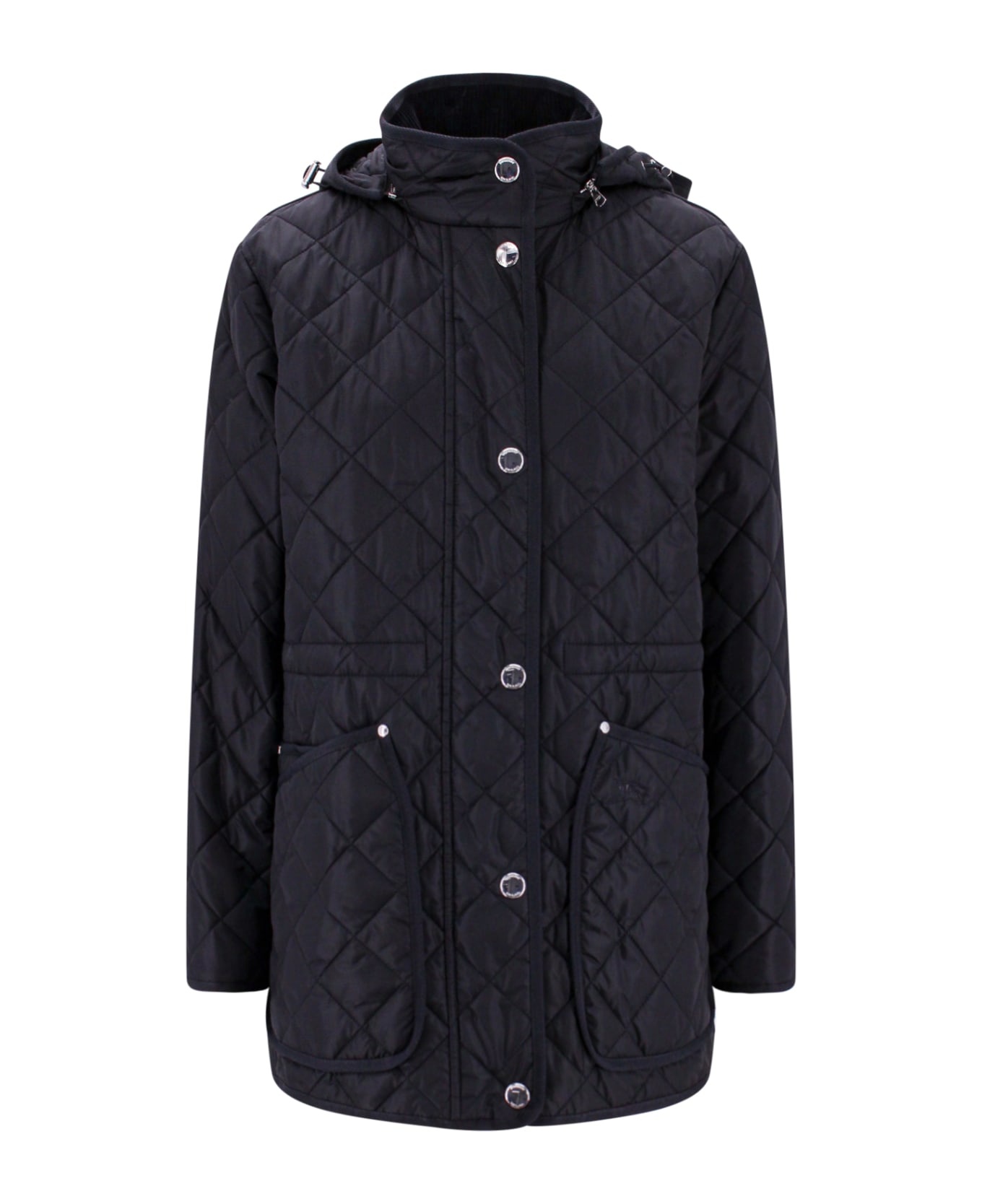 ◆Burberry 最新作◆Roxbugh ジャケット/Black◆ Burberry Roxbugh Quilted Hooded Jacket | Saks Fifth Avenue